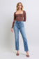 Judy Blue Full Size Wash Thermal Straight Jeans with Pockets ONLINE ONLY