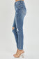 ONLINE ONLY Risen Full Size High Rise Knee Distressed Skinny Jeans