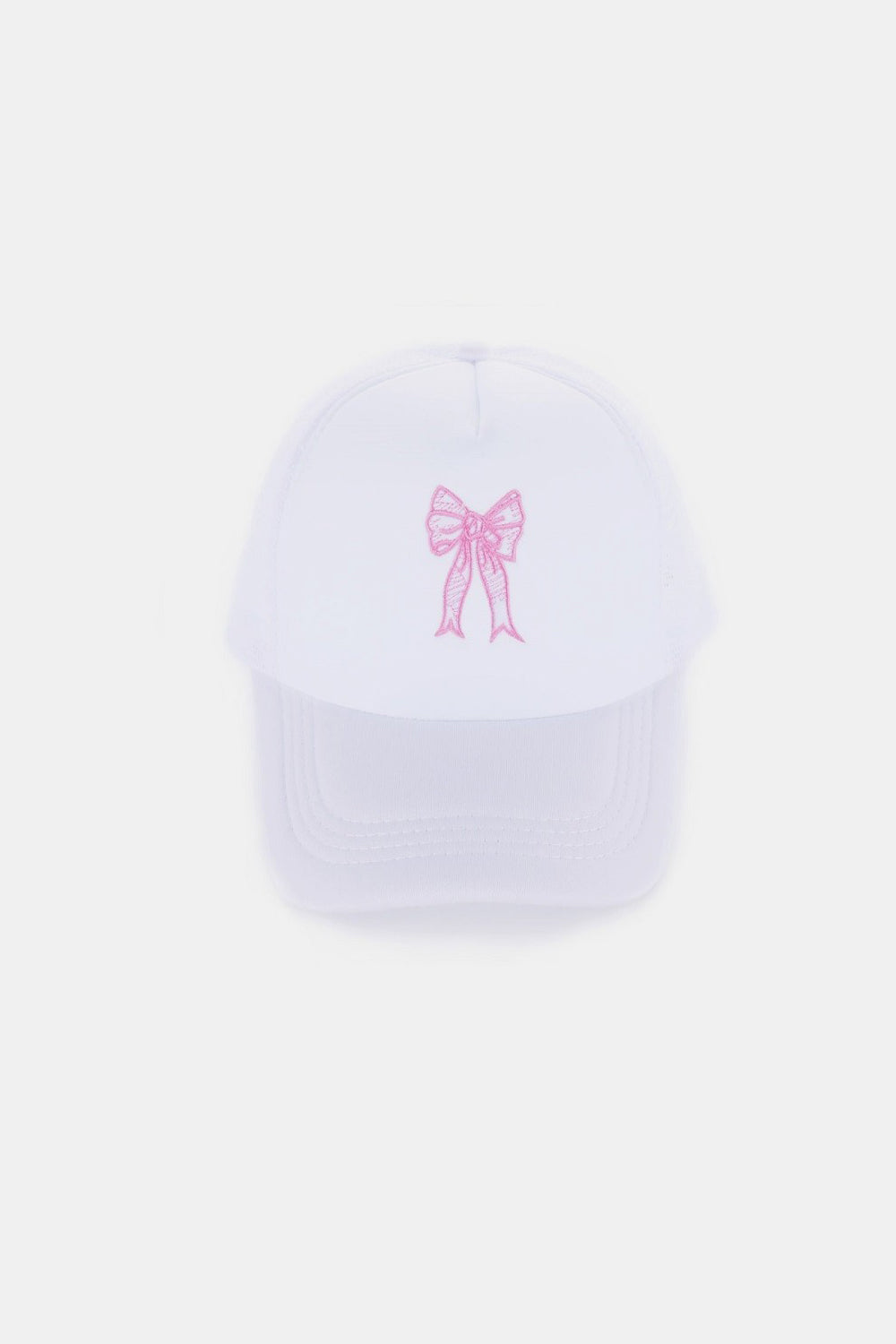 ONLINE ONLY Ribbon Bow Embroidery Trucker Hat