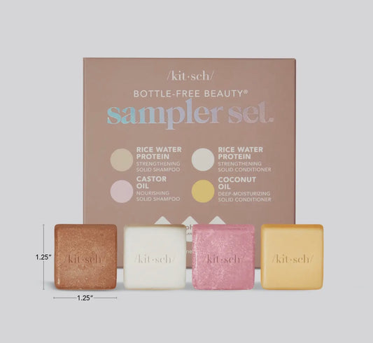 Kit•sch Bottle-Free Beauty Sampler Set