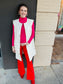 Quilted Vest Jacket - Ivory