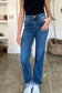 ONLINE ONLY Full Size High Waist Front Seam Detail Straight Jeans