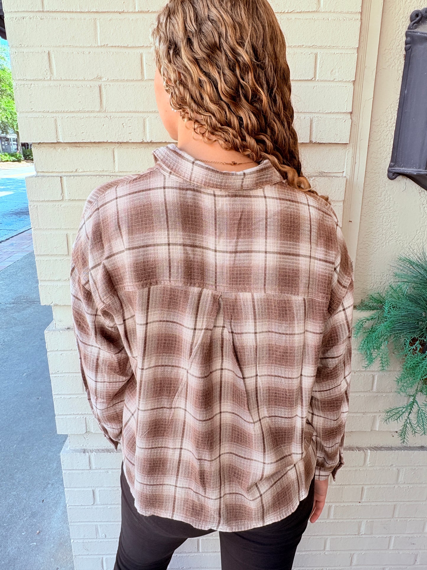 Plaid Button Down Shirt