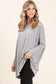 ONLINE ONLY Round Neck Long Sleeve Oversized Top