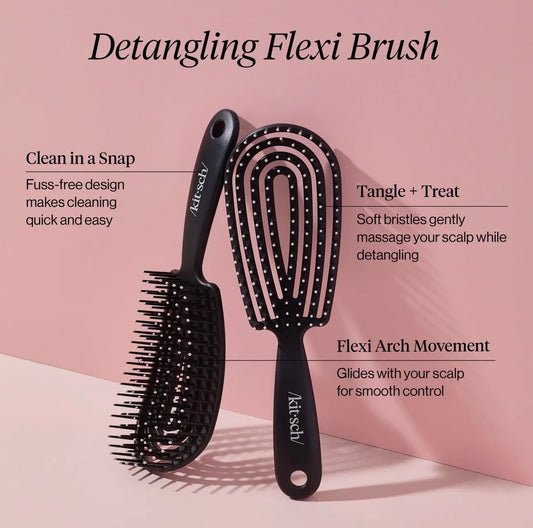 Kitsch Detangling Flexi Brush - Black