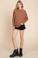 Drop Shoulder Long Sleeve Knit Top