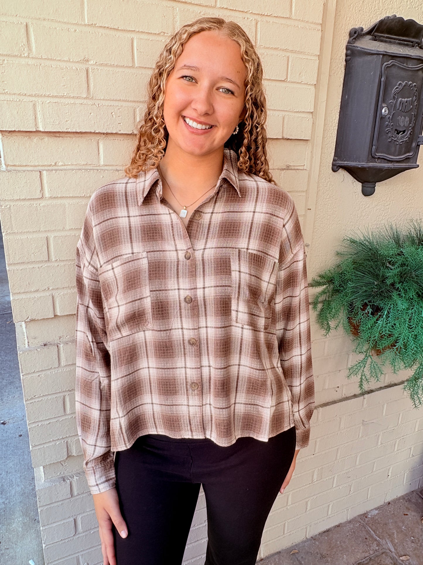 Plaid Button Down Shirt