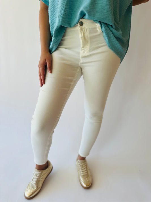 YMI Hyperstretch Skinny Jean - Vanilla Cream