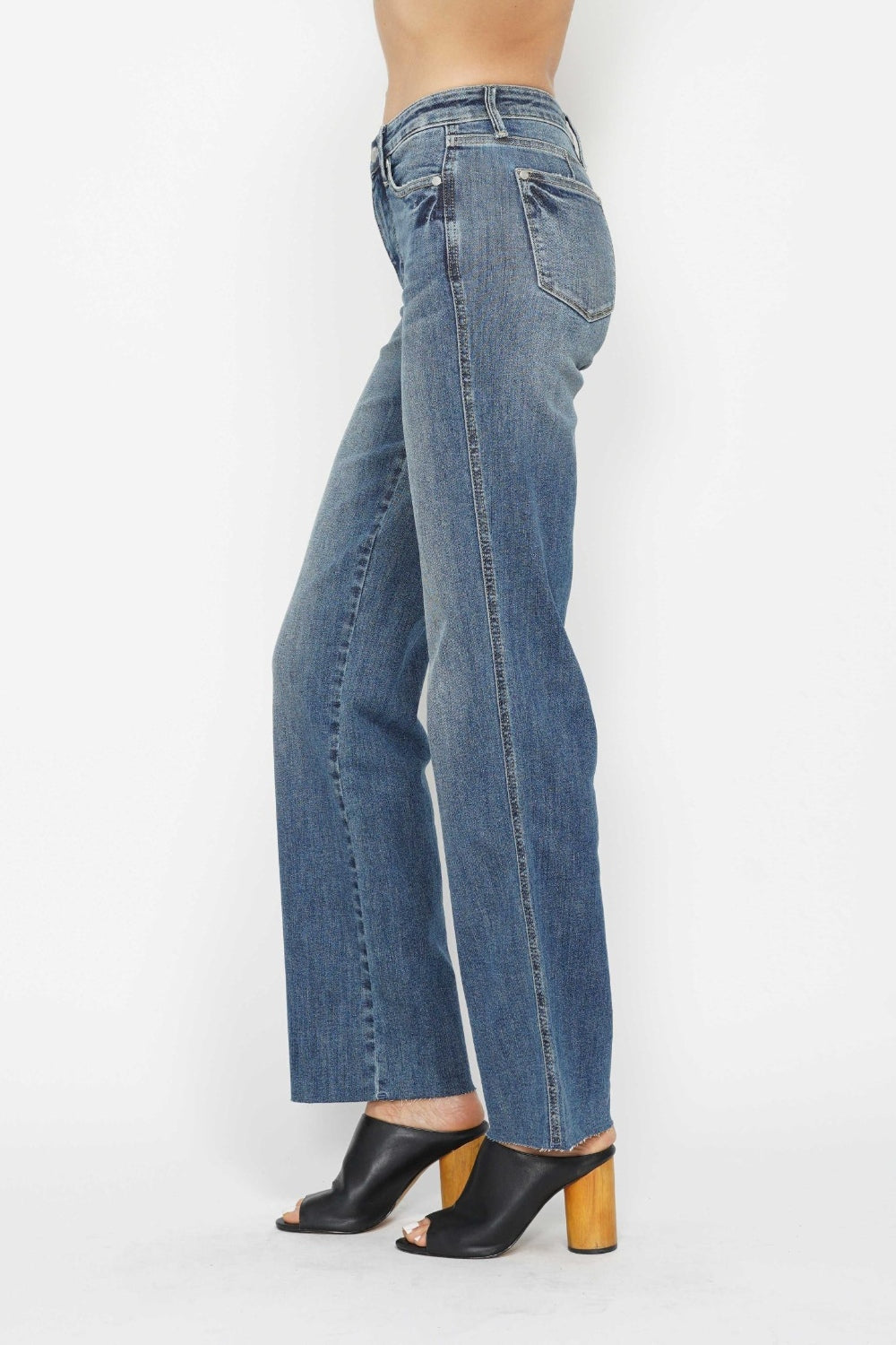 ONLINE ONLY Judy Blue Full Size Tummy Control Straight Jeans