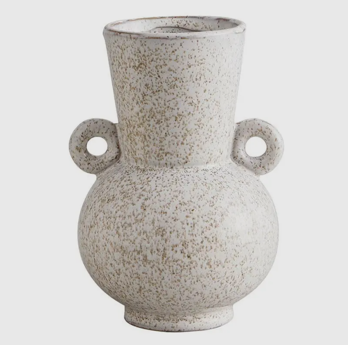 Glazed Vase with 2 Handles