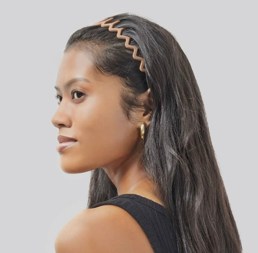 Kitsch Zig Zag Headband 2pc - Natural