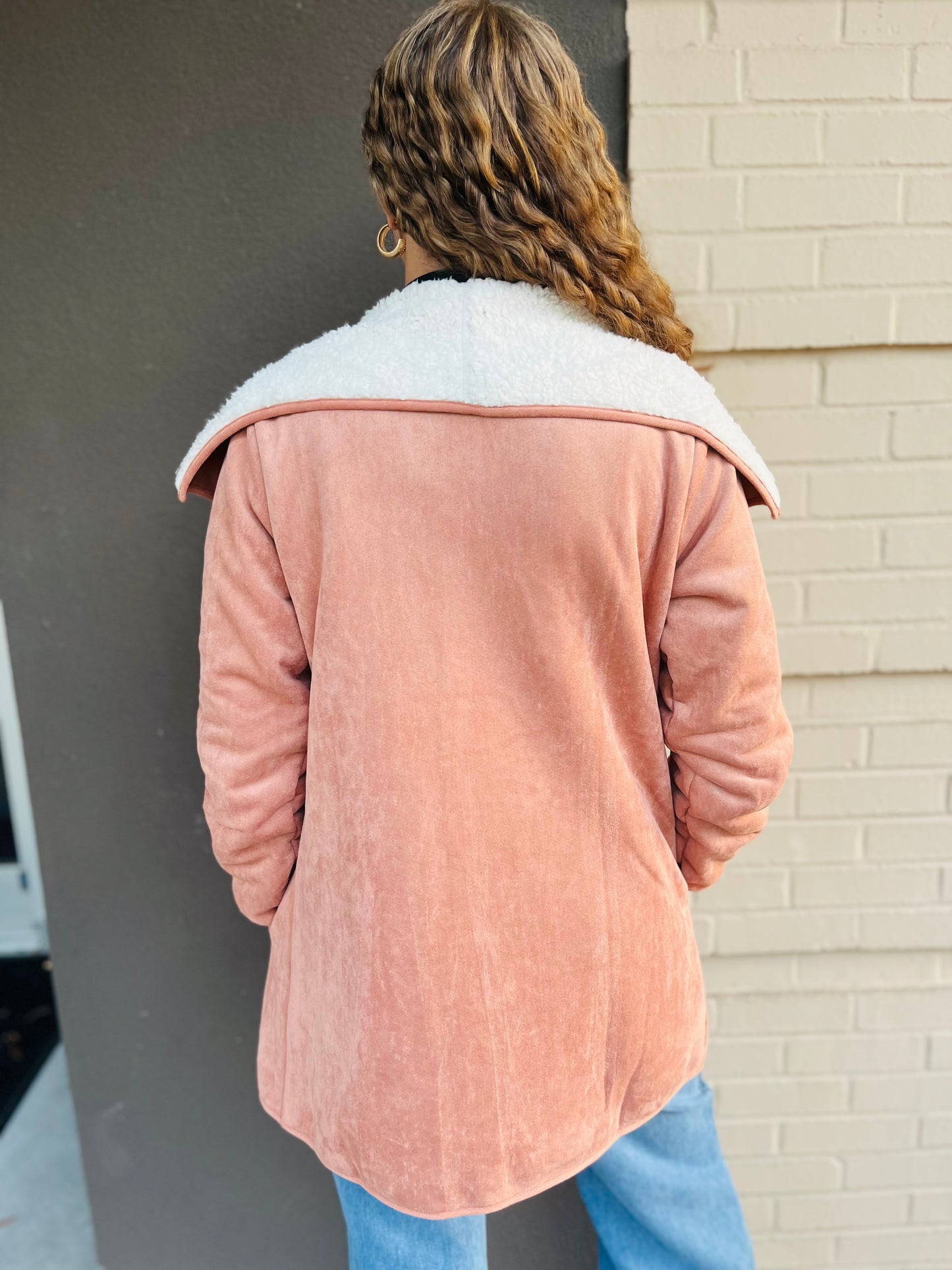 Sherpa Ultra Suede Coat