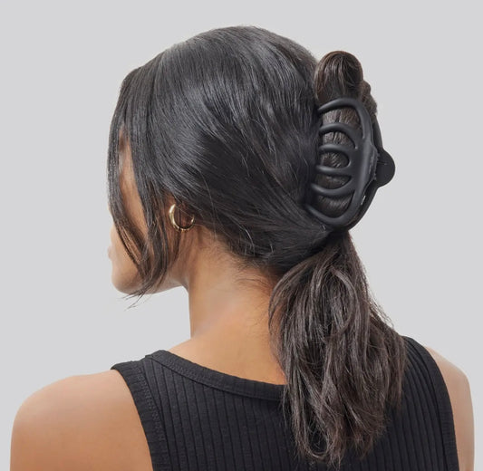 Kitsch Plastic Octopus Claw Clips 2pc - Black & Tort