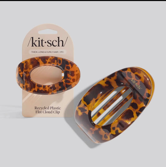 Kitsch Tortoise Cloud Flat Claw Clip - Large