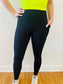 BUTTER YOGA PANTS WITH SIDE POCKETS Black