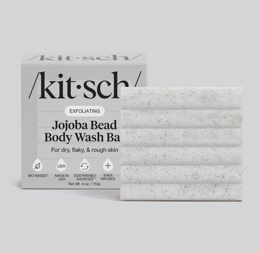 Kitsch Jojoba Bead Exfoliating Body Wash Bar