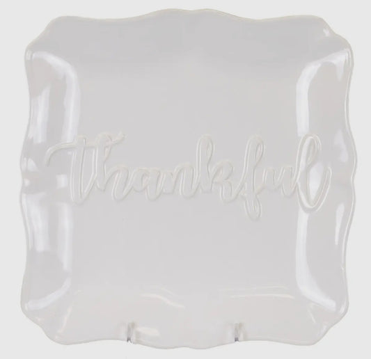 Thankful Square Platter