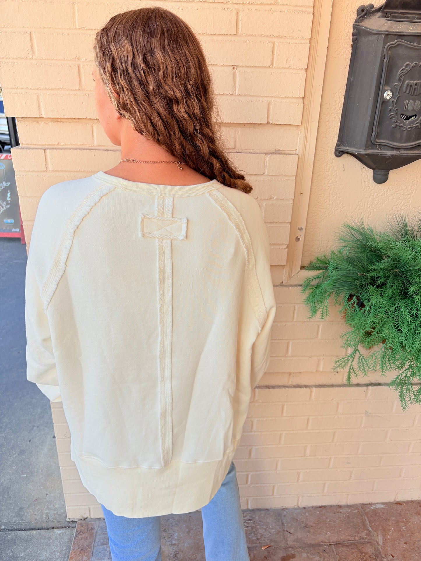 Embroidered Horse Tunic - Cream