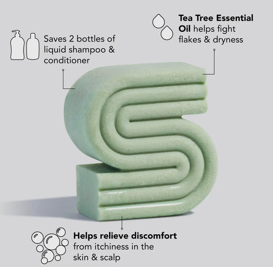 Kitsch Tea Tree & Mint Clarifying Solid Shampoo