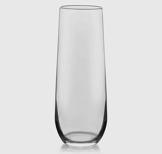 Libbey Stemless Champagne Flute Glasses Set Of 4