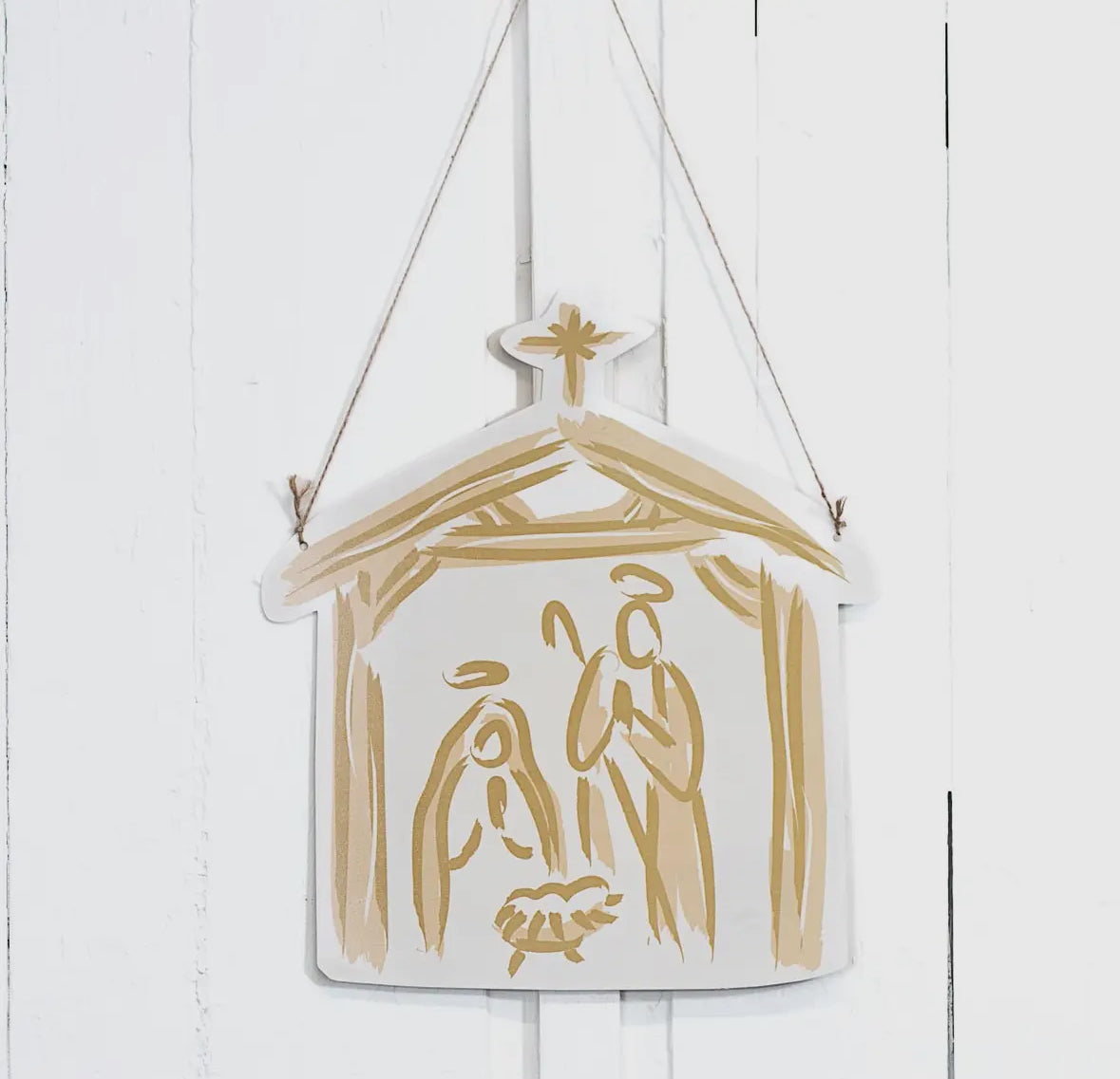 Nativity Door Hanger