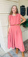 Pleated Midi Skirt