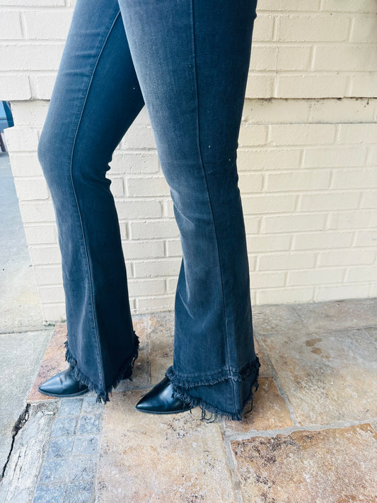 Judy Blue High Waisted Black Flare