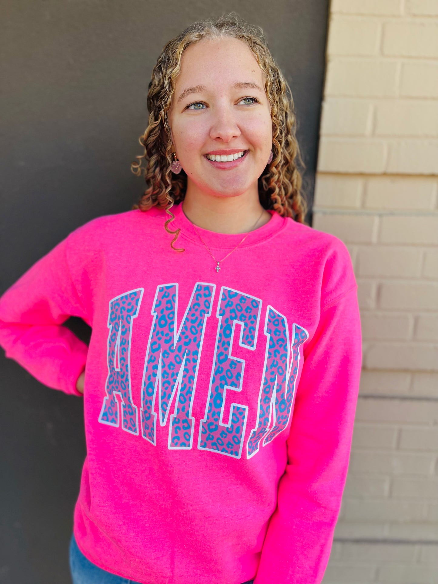 Amen Sweatshirt - Pink