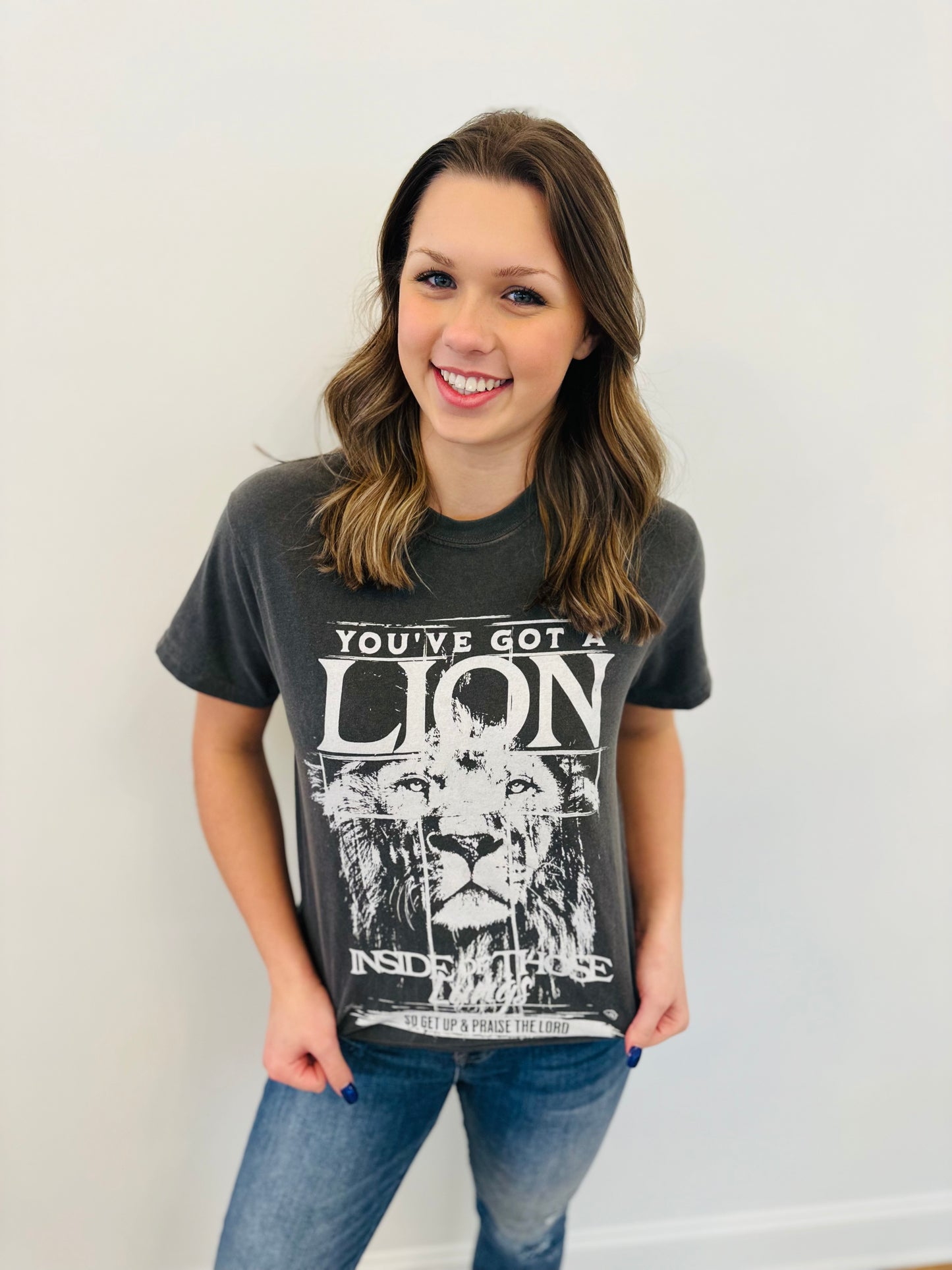 Lion Inside Those Lungs Graphic Tee