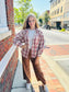 Falling For You Plaid Button Down Shirt