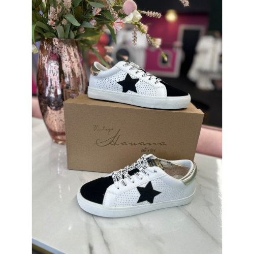 Vintage Havana Black/White/Gold Gadol 10 Sneaker