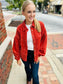 Taste Of Fall Corduroy Rust Shacket