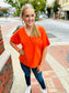 Tiger Gauze Top