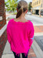 Stellar Pink Lightweight Star Sweater