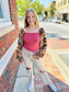 Harvest Blossom Blouse - Marsala