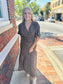 Autumn Whimsy Floral Maxi Dress