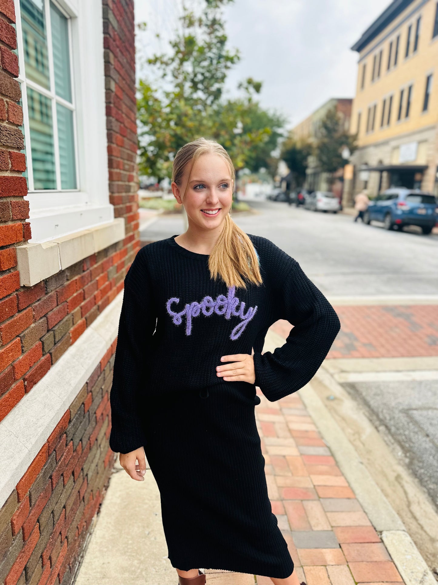 Spooky Vibes Pullover Sweater