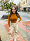 Stretch & Go Mock Neck - Caramel