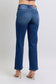 Judy Blue Full Size Side Seam Detail Straight Jeans with Pockets ONLINE ONLY