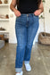 ONLINE ONLY Full Size High Waist Front Seam Detail Straight Jeans