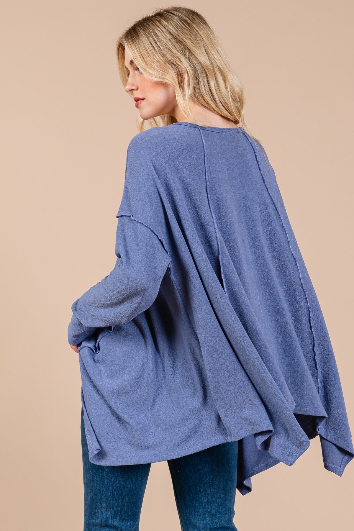 Asymmetrical Long Sleeve top ONLINE ONLY