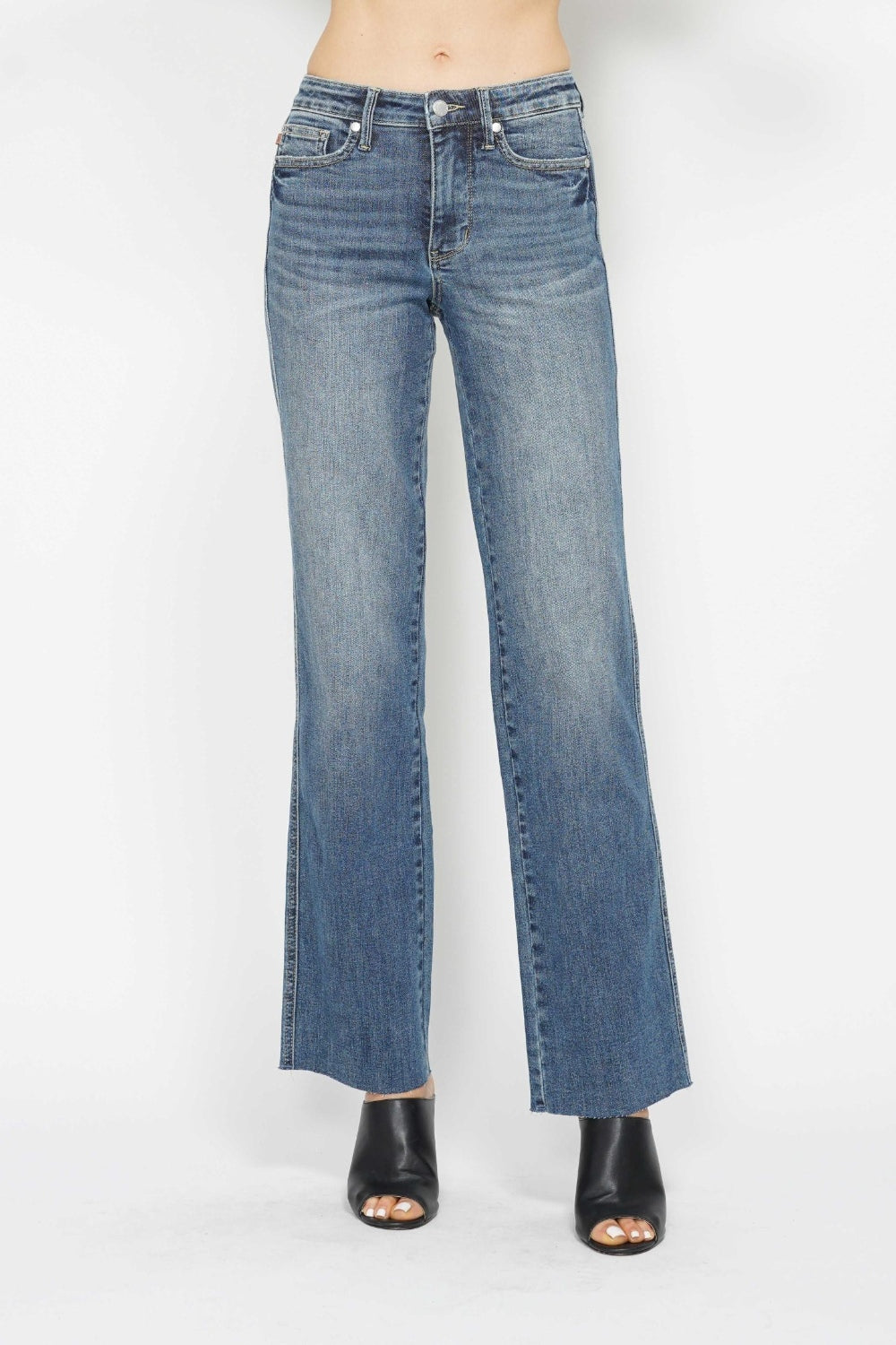 ONLINE ONLY Judy Blue Full Size Tummy Control Straight Jeans