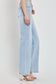 RISEN Full Size Wide Leg V Dipped Front Waist Jeans