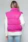 Fine Fur Lining Quilted Vest