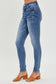 ONLINE ONLY RISEN Full Size Mid Rise Ankle Skinny Jeans