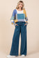 Mineral Wash French Terry Drawstring Wide Leg Pants ONLINE ONLY