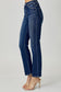 ONLINE ONLY RISEN Full Size High Waist Straight Jeans