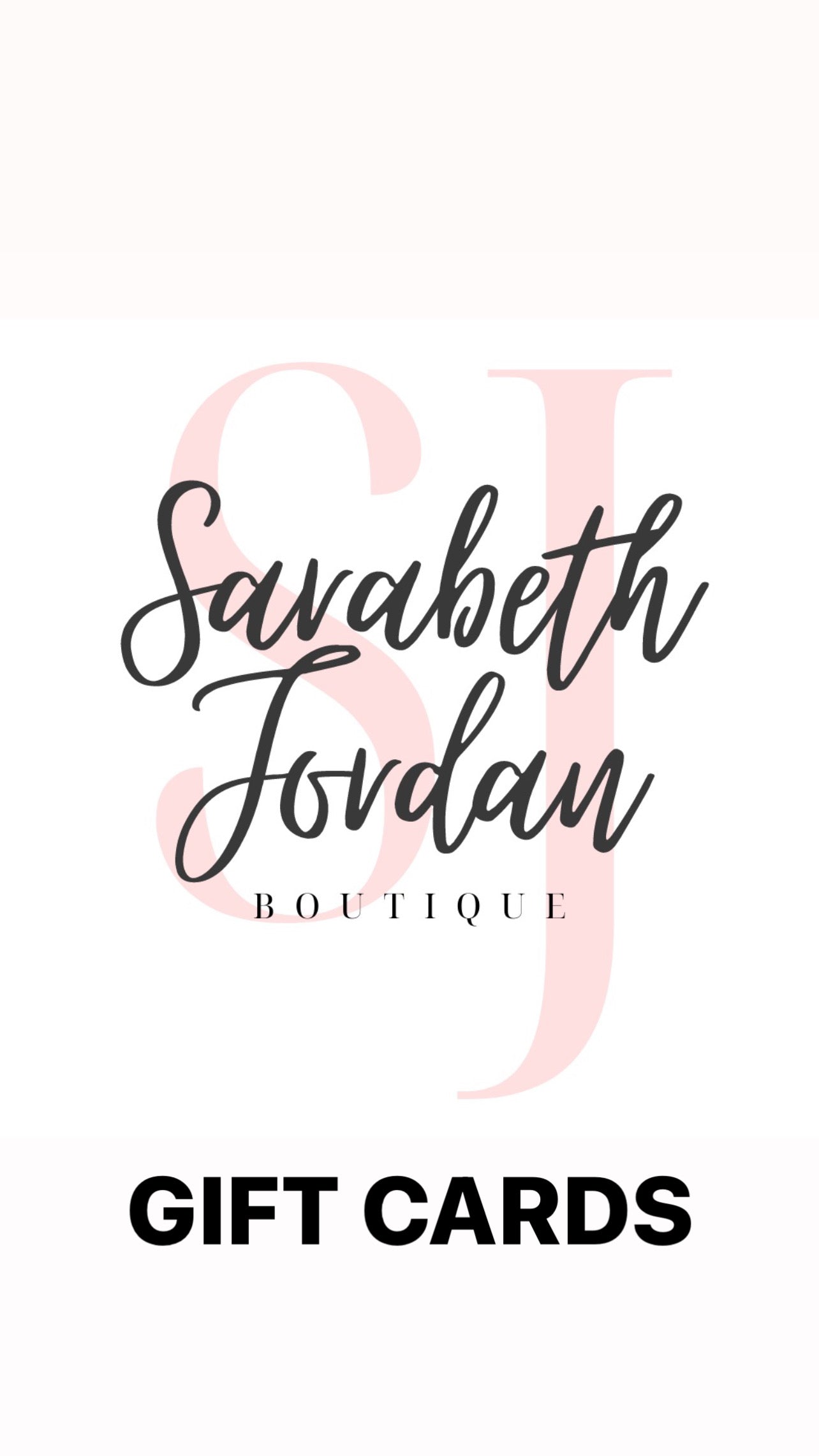 Sarabeth Jordan Boutique Gift Card